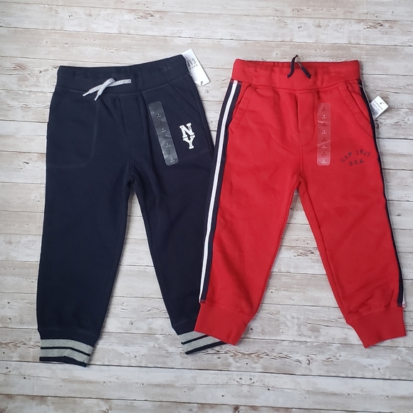 GAP Other - GAP Fleece Red and Blue Sweatpants Bundle
